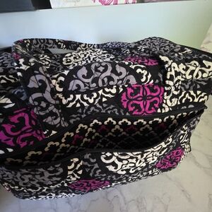 Vera Bradley Black and Pink Travel Bag